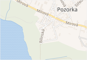 Bílinská v obci Dubí - mapa ulice