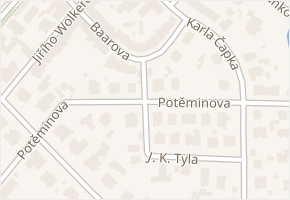 Pod Hájem v obci Dubí - mapa ulice