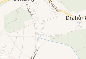 Pod návrším v obci Dubí - mapa ulice