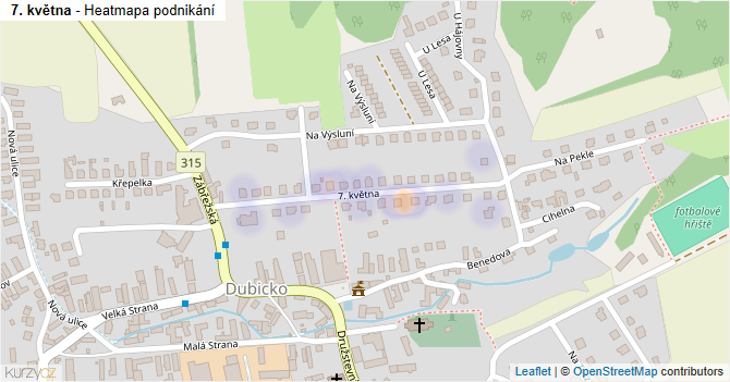 7. května - mapa podnikání