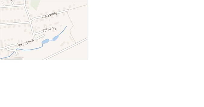 Cihelna v obci Dubicko - mapa ulice