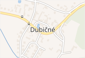 Dubičné v obci Dubičné - mapa části obce