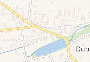 Dublovice v obci Dublovice - mapa části obce