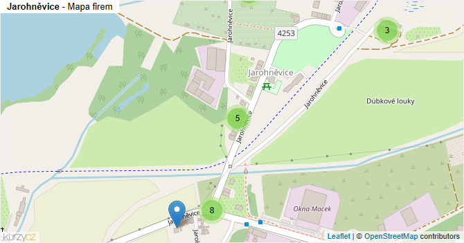 Jarohněvice - mapa firem