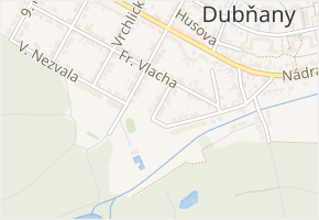 U Studánky v obci Dubňany - mapa ulice