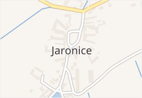 Jaronice v obci Dubné - mapa části obce