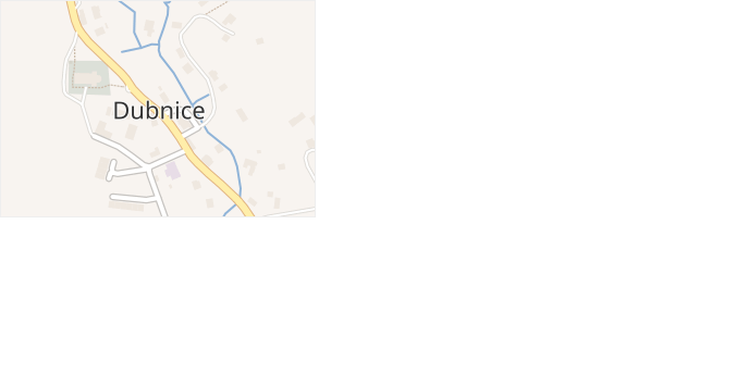 Dubnice v obci Dubnice - mapa části obce