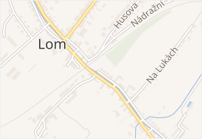 Čs. armády v obci Duchcov - mapa ulice