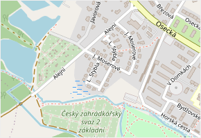 L.Stýbla v obci Duchcov - mapa ulice