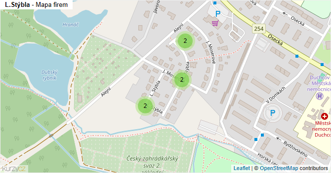 L.Stýbla - mapa firem