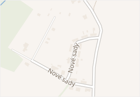 Nové sady v obci Duchcov - mapa ulice