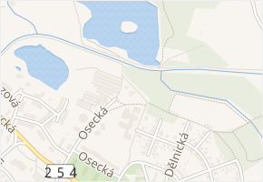 U Rusputlu v obci Duchcov - mapa ulice