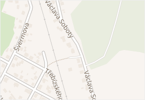 Václava Soboty v obci Duchcov - mapa ulice