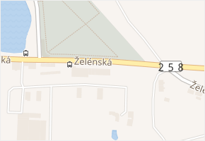 Želénská v obci Duchcov - mapa ulice