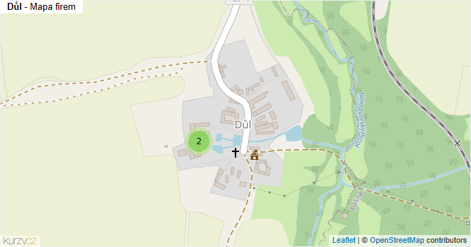 Důl - mapa firem