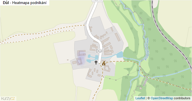 Důl - mapa podnikání