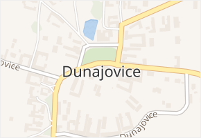 Dunajovice v obci Dunajovice - mapa části obce