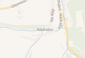 Nádražní v obci Dvorce - mapa ulice
