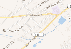 Josefa Suka v obci Dvůr Králové nad Labem - mapa ulice