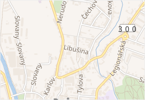 Libušina v obci Dvůr Králové nad Labem - mapa ulice