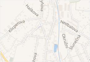 Máchova v obci Dvůr Králové nad Labem - mapa ulice