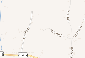 Vorlech v obci Dvůr Králové nad Labem - mapa ulice