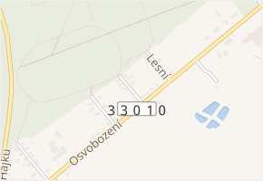 Na Bílých v obci Dymokury - mapa ulice
