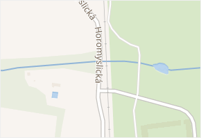 Horomyslická v obci Dýšina - mapa ulice