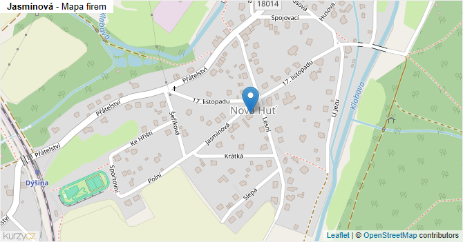 Jasmínová - mapa firem