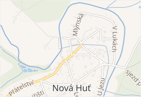 K Řece v obci Dýšina - mapa ulice