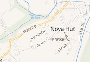Ke Hřišti v obci Dýšina - mapa ulice