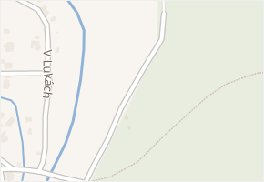 Ke Koupališti v obci Dýšina - mapa ulice