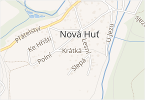 Krátká v obci Dýšina - mapa ulice