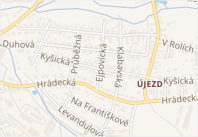 Kyšická v obci Dýšina - mapa ulice