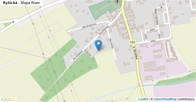 Kyšická - mapa firem