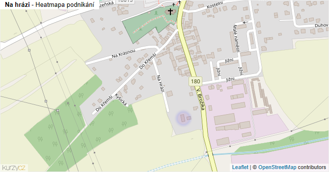 Na hrázi - mapa podnikání