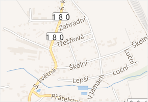 Slunečná v obci Dýšina - mapa ulice