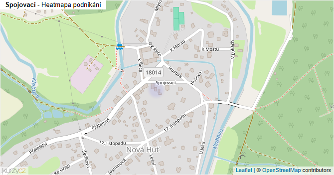 Spojovací - mapa podnikání