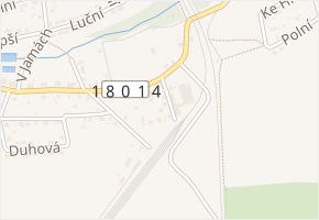 U slévárny v obci Dýšina - mapa ulice