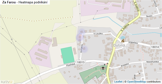 Za Farou - mapa podnikání