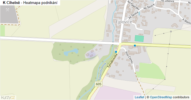 K Cihelně - mapa podnikání