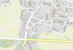 Ke Školce v obci Ejpovice - mapa ulice