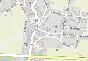 Na Doroťáku v obci Ejpovice - mapa ulice