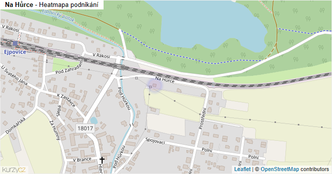Na Hůrce - mapa podnikání