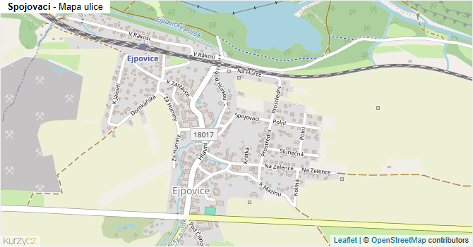 Spojovací - mapa ulice
