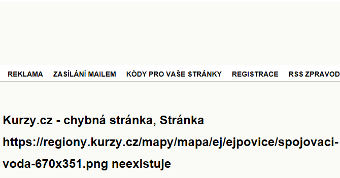 Spojovací - záplavové mapy stoleté vody