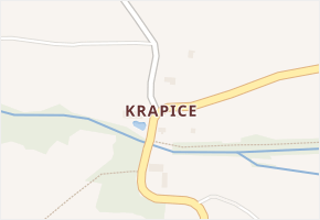 Krapice v obci Františkovy Lázně - mapa části obce