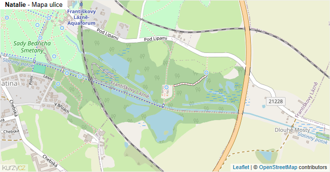 Natalie - mapa ulice