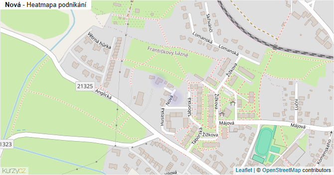 Nová - mapa podnikání