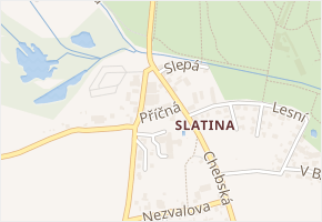 Příčná v obci Františkovy Lázně - mapa ulice